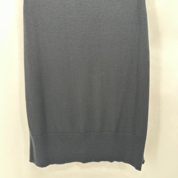 Lafayette 148 New York Cashmere Silk Sweater Top Womens S Black Knit Preppy City - Picture 7 of 10